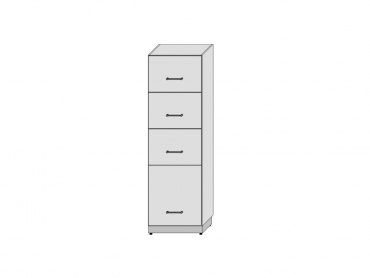 Шкаф лабораторный для хранения Дельта-ТШ-0650.4