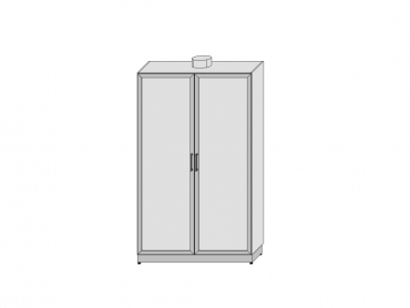 Шкаф лабораторный для хранения Дельта-ТШ-1250.2В